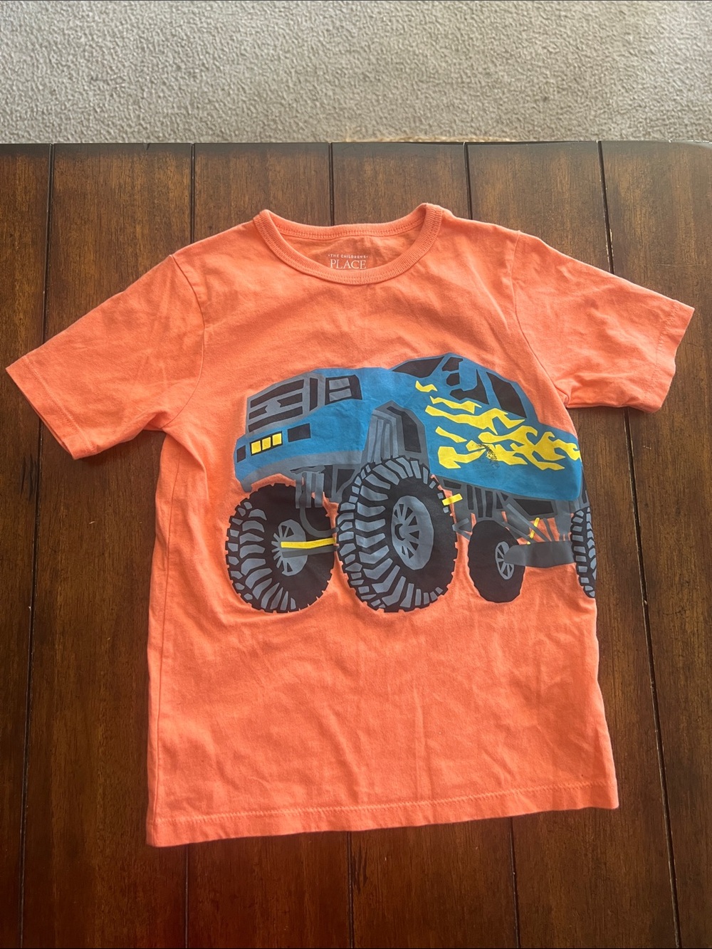 🎉🎉 5 for $20🎉🎉Coral color Monster Truck Graphic Tee